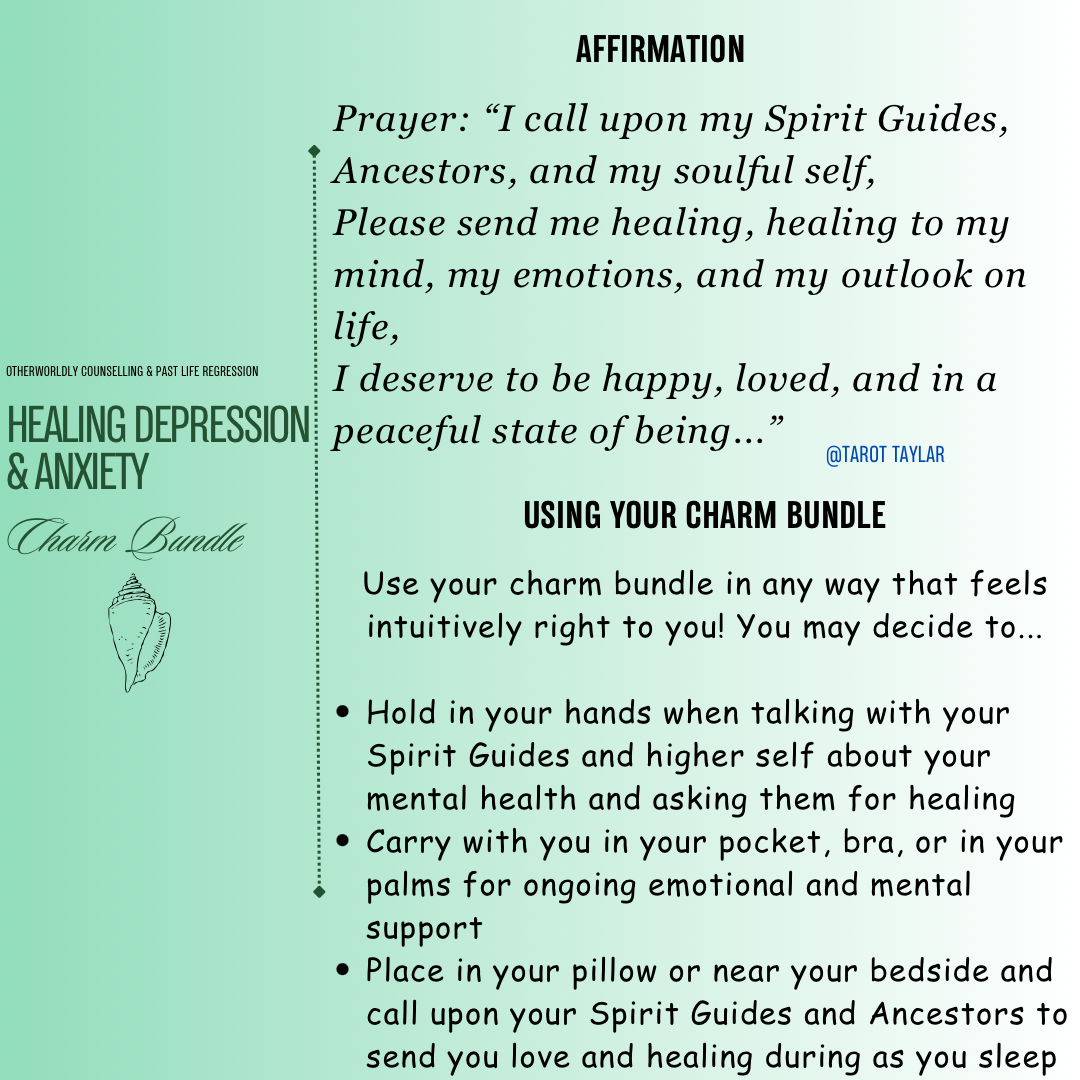 Healing Depression & Anxiety ~ Charm Bundle