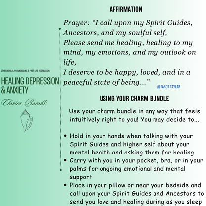 Healing Depression & Anxiety ~ Charm Bundle