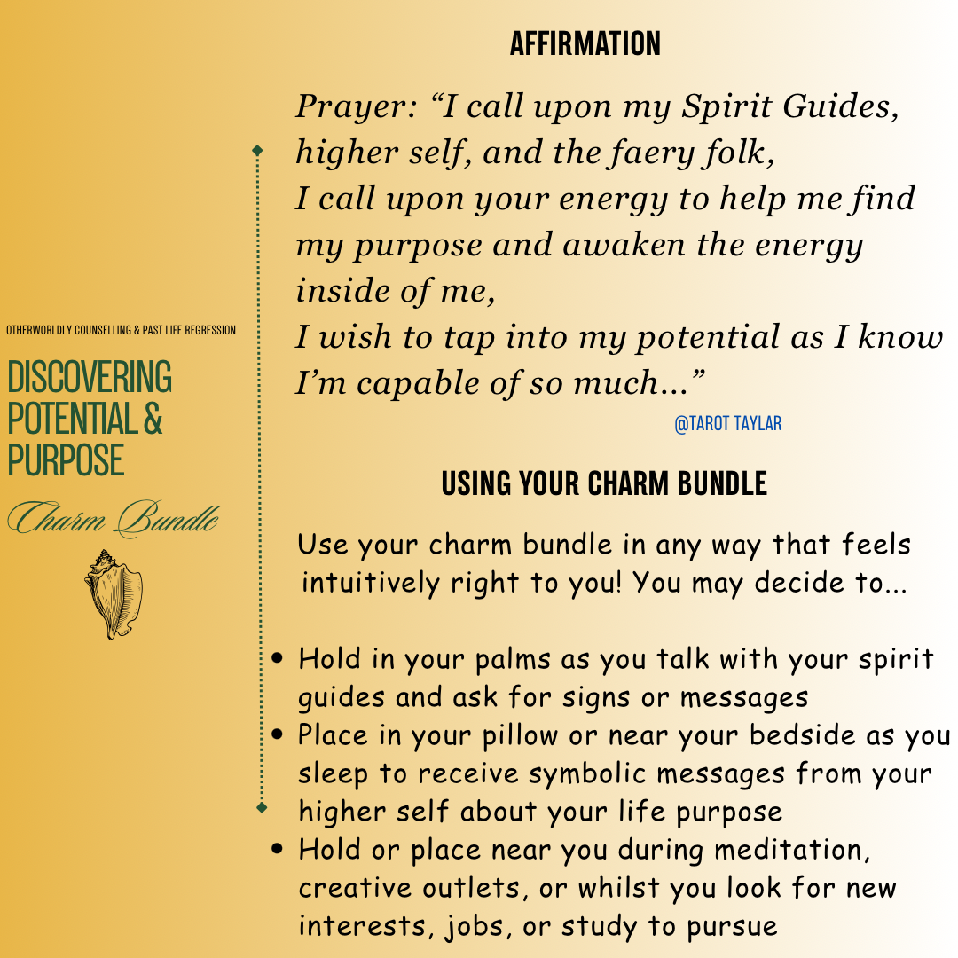 Discovering Potential & Purpose ~ Charm Bundle