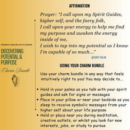 Discovering Potential & Purpose ~ Charm Bundle