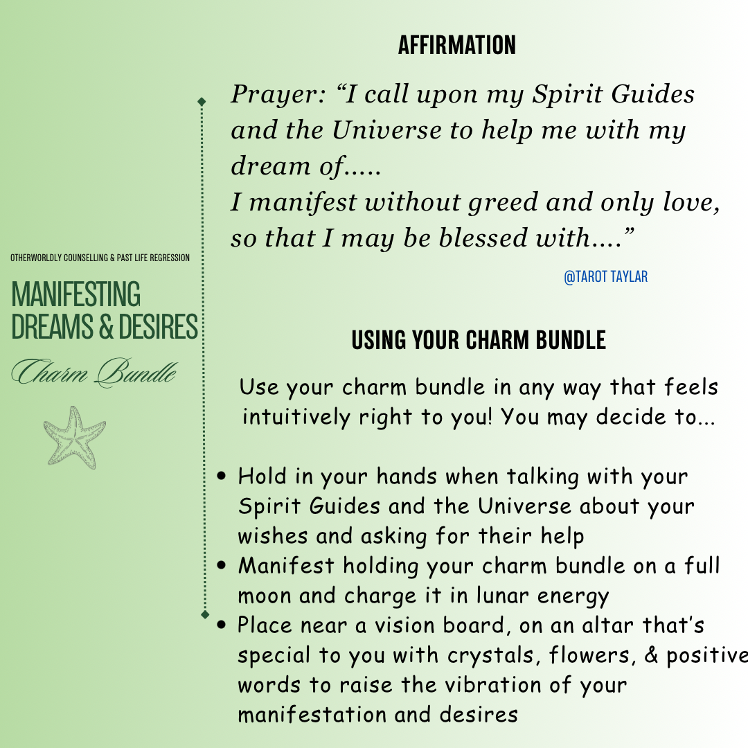 Manifesting Dreams & Desires ~ Charm Bundle