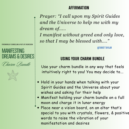 Manifesting Dreams & Desires ~ Charm Bundle