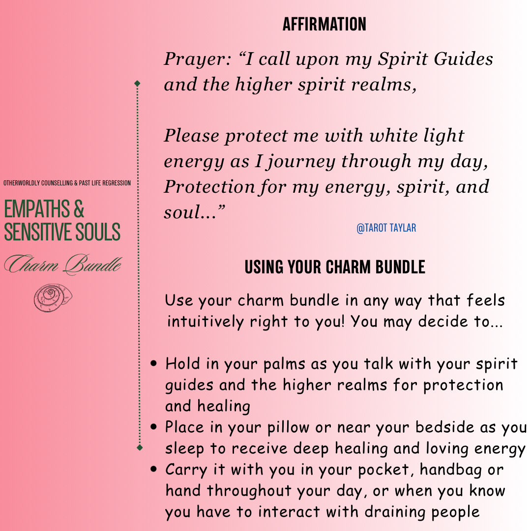 Empaths & Sensitive Souls ~ Charm Bundle