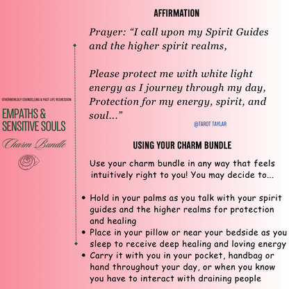 Empaths & Sensitive Souls ~ Charm Bundle