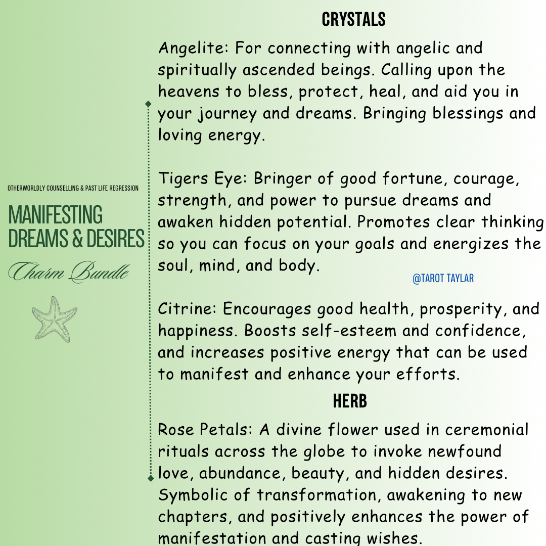 Manifesting Dreams & Desires ~ Charm Bundle