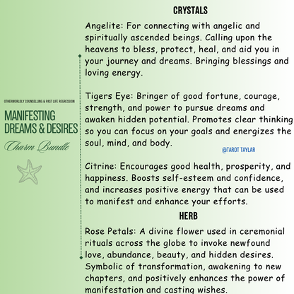 Manifesting Dreams & Desires ~ Charm Bundle