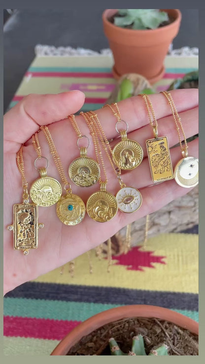 Ethereal Enchantment ~ 14K gold filled necklace ~ Spirit of Wind